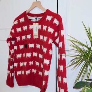 Princess Diana sheep sweater NWT